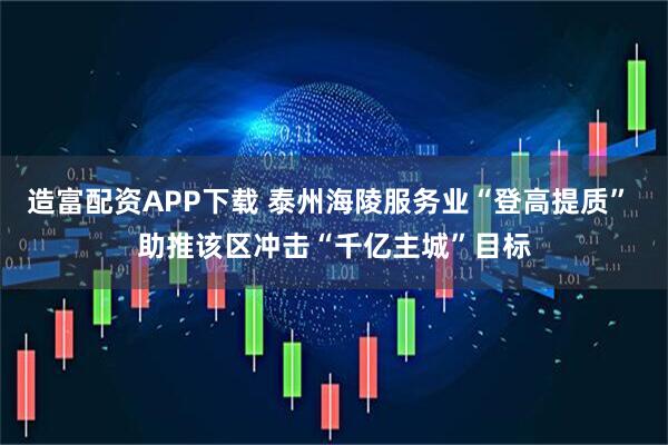 造富配资APP下载 泰州海陵服务业“登高提质” 助推该区冲击“千亿主城”目标